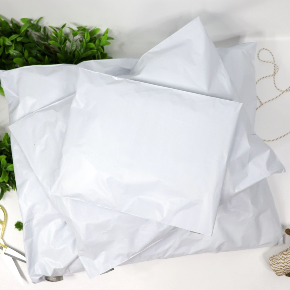 10 (24” X 36”) White Poly Mailers - Picture 2 of 3